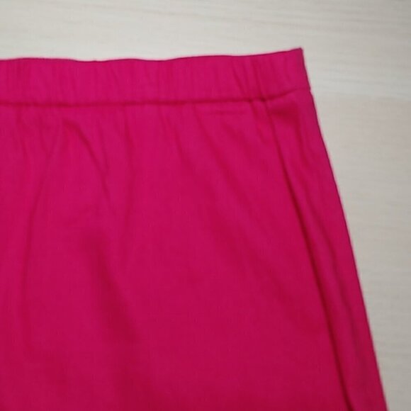NWOT HOUSE OF HARLOW 1960 Linen blend summer fuchsia mini skirt - Picture 5 of 11
